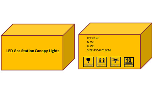 LED Type C LED Gas Station Canopy Lights